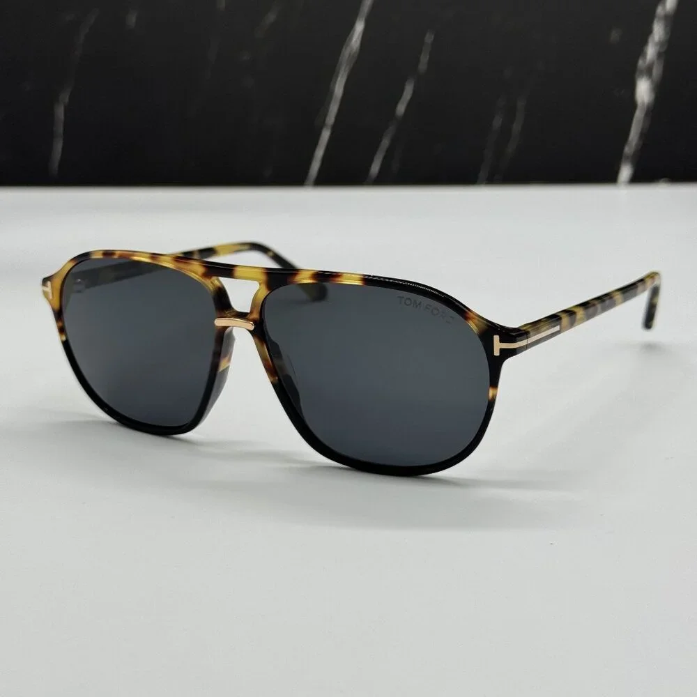 NEW TOM FORD BRUCE TF1026 05A HAVANA MEN SUNGLASSES TOM FORD FT1026 05A